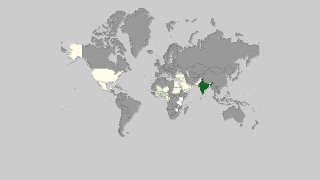 خريطة الدول حسب إنتاج البامية Thumbnail