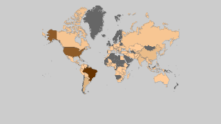 خريطة الدول حسب إنتاج فول الصويا Thumbnail